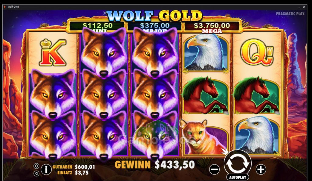 Playing the Wolf Gold Casino Demo